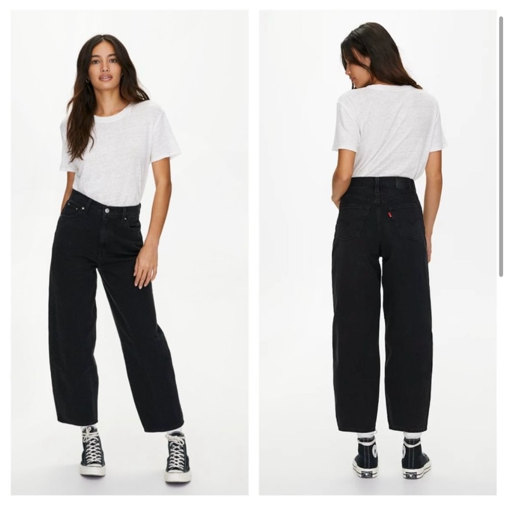 Levi’s Premium Balloon Leg Black Jeans